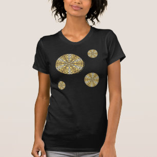 T-shirt Chemise noire des femmes du Soleil Céleste