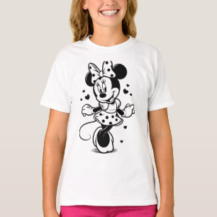 T-shirt chemise noire et blanche