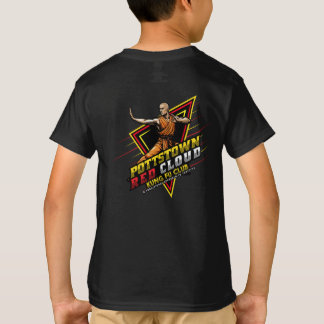 T-shirt Chemise noire Pottstown Red Cloud Kung Fu Club Enf