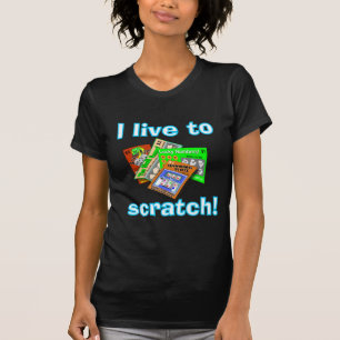 T-shirt Chemise noire Scratch Off