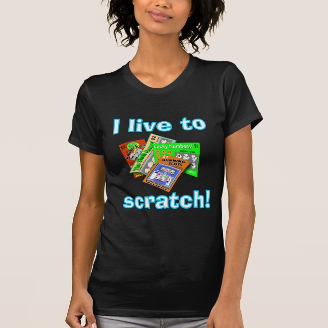 T-shirt Chemise noire Scratch Off (Devant)
