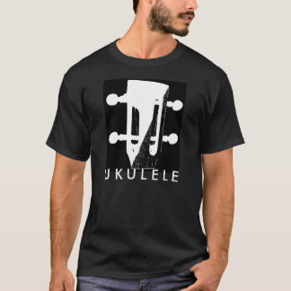 T-shirt Chemise noire Ukulele