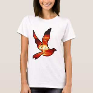 T-shirt Chemise Nuage Champignon Colombe Atomique