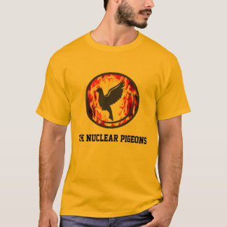 T-shirt Chemise nucléaire d'équipe de pigeons