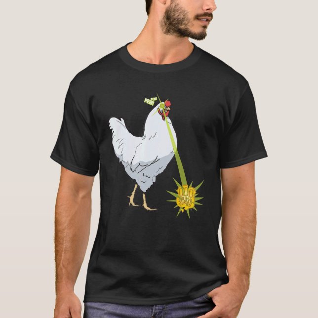 T-shirt Chemise Odd Squad Laser Chicken (Devant)