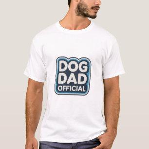 T-shirt Chemise officielle de chien papa