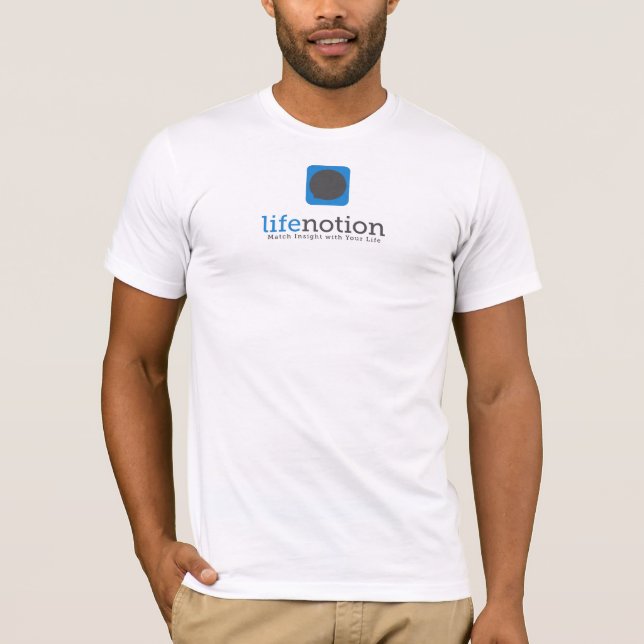 T-shirt Chemise officielle de logo de LifeNotion (Devant)