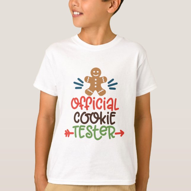 T-shirt Chemise Officielle Tester Cookie (Devant)