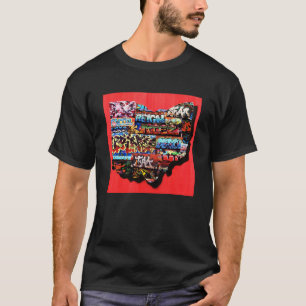 T-shirt Chemise Ohio graffiti