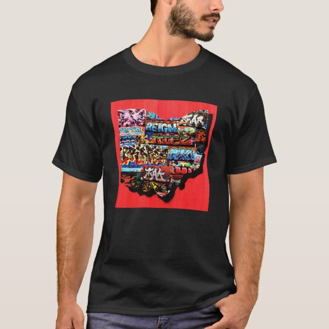 T-shirt Chemise Ohio graffiti (Devant)