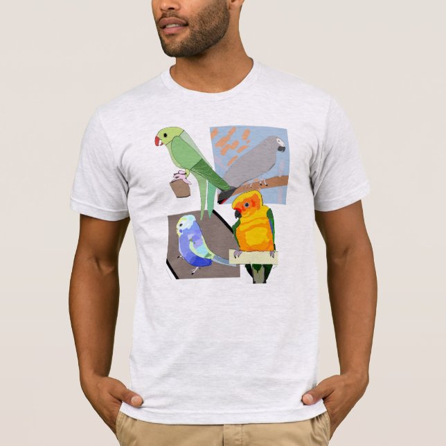 T-shirt Chemise Oiseau (Devant)