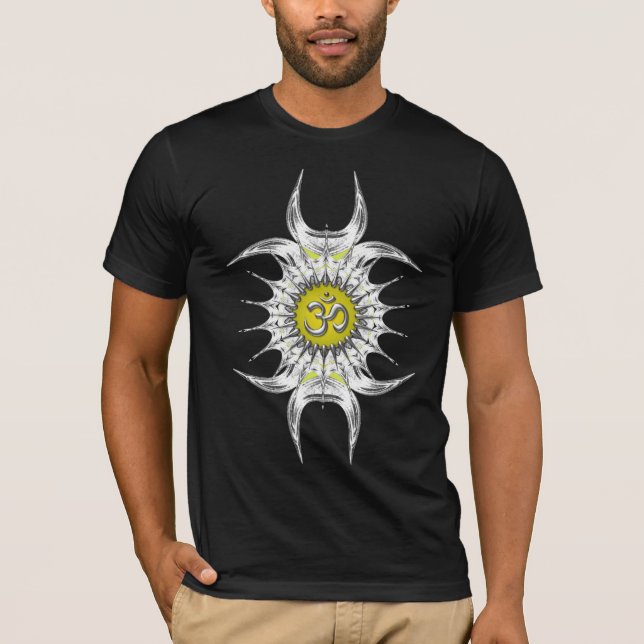 T-shirt Chemise Om argent Sharpozia (Devant)