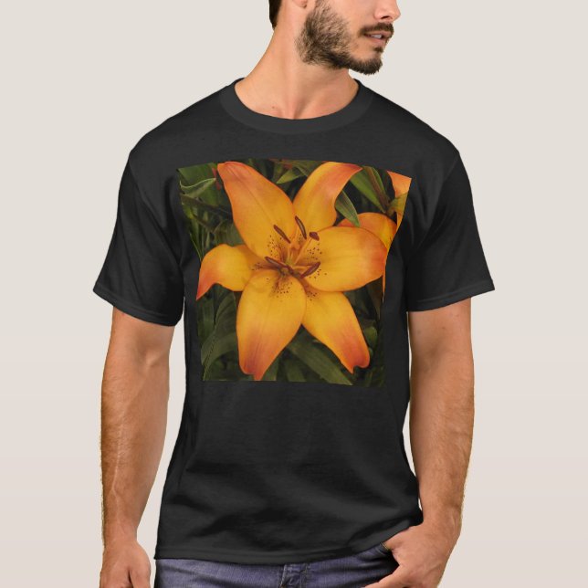 T-shirt Chemise Orange Lily (Devant)