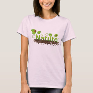 T-shirt Chemise organique de nature pour des femelles