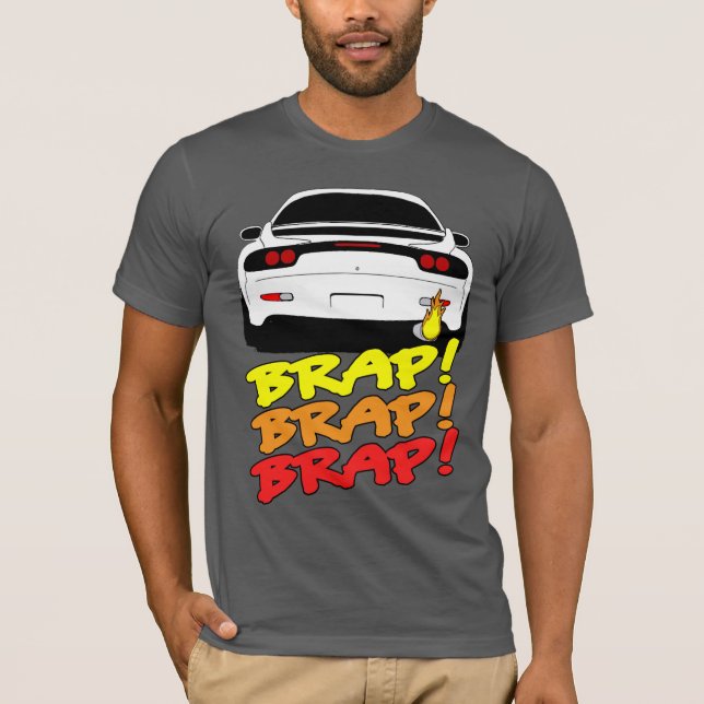 T-shirt Chemise orientée de RX7 BRAP (Devant)