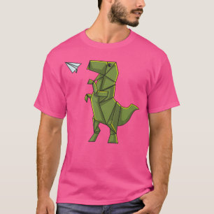 T-shirt Chemise Origami Dinosaur - Papette volante Origami