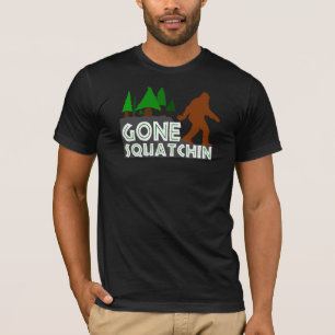 T-shirt Chemise originale allée de conception de Squatchi