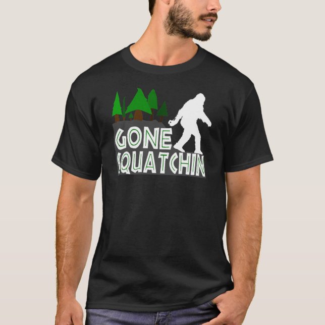 T-shirt Chemise originale allée de conception de Squatchin (Devant)