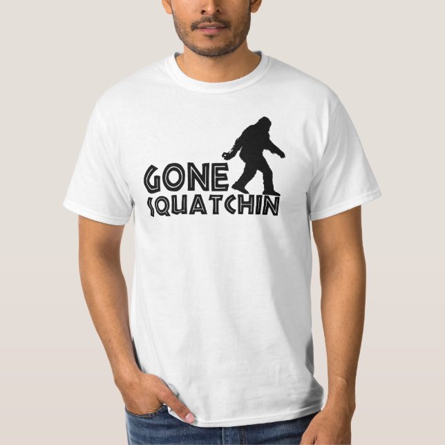 T-shirt Chemise originale allée de conception de Squatchin (Devant)