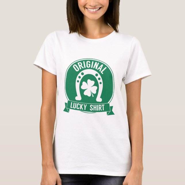 T-shirt Chemise originale Lucky (Devant)