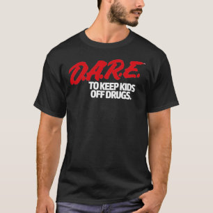 T-shirt Chemise Osée - D.A.R.E. (Odeur) Logo Vintage 90&x2