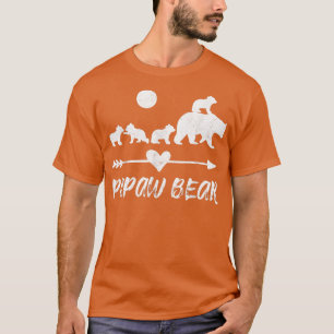 T-shirt Chemise Ours Papaw avec quatre petits oursons Ours