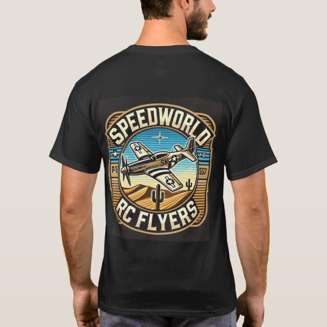 T-shirt chemise P-51 speedworld (Dos)