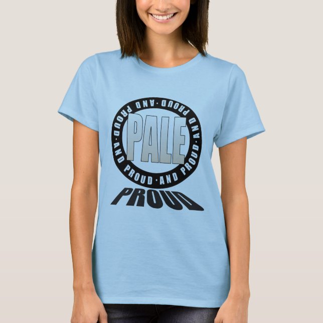 T-shirt Chemise pâle et fière (Devant)