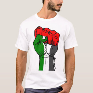 T-shirt Chemise palestinienne de réservoir de poing de