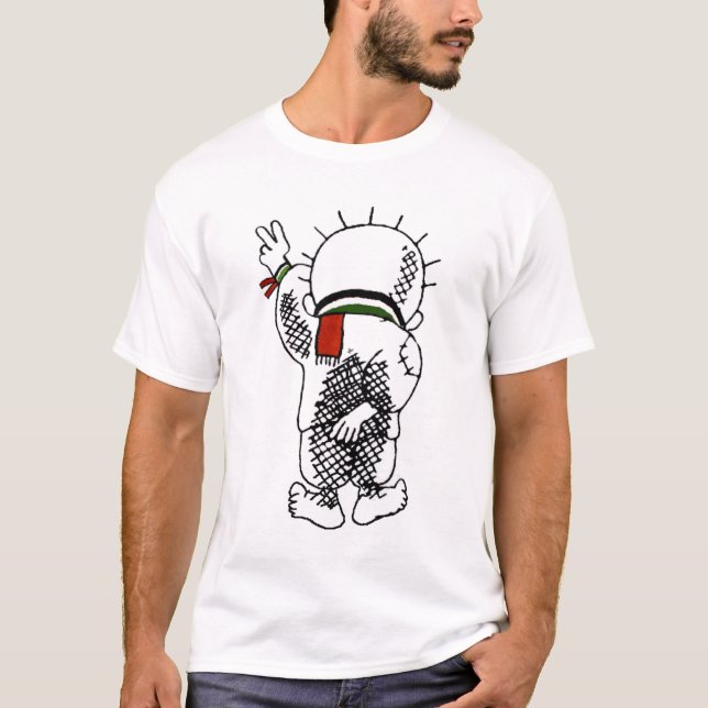 T-shirt Chemise palestinienne d'enfant de Handala (Devant)