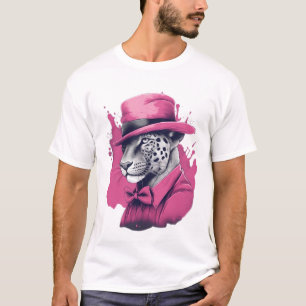 T-shirt Chemise panthère rose
