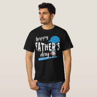 T-shirt Chemise papa de baseball - Joyeux cadeau de fête d