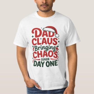 T-shirt Chemise Papa Noël apportant le chaos