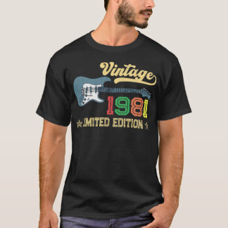 T-shirt Chemise papa vintage depuis 1981 pour papa grand-p