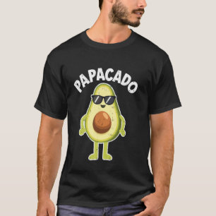 T-shirt Chemise Papacado Homme Avocat Papa Futur Grossesse