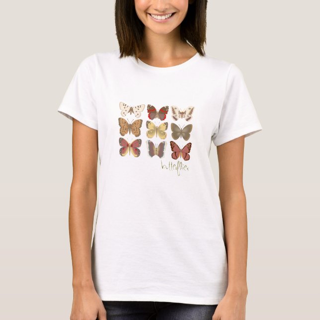 T-shirt Chemise papillon (Devant)