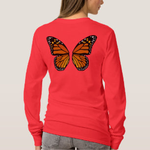 T-shirt Chemise papillon Lady's Plus Taille Chemise papill