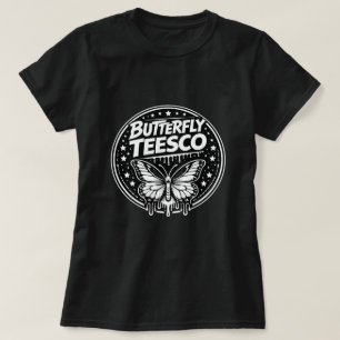 T-shirt Chemise Papillon TEESCO Graffiti Papillon 0047834