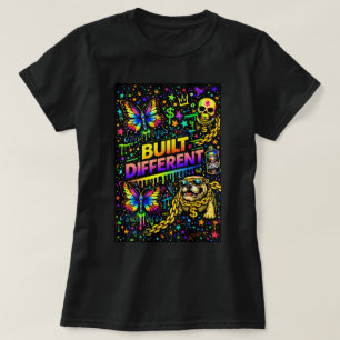T-shirt Chemise Papillon TEESCO Graffiti Papillon 0047837