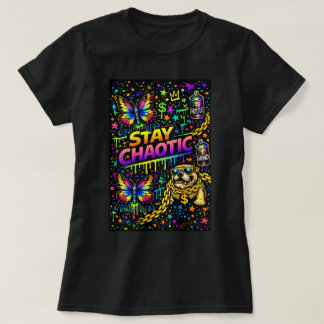 T-shirt Chemise Papillon TEESCO Graffiti Papillon 0047842