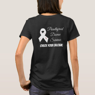 T-shirt Chemise parathyroïde de conscience de survivant d