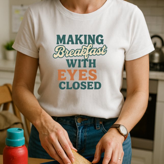 T-shirt Chemise Parente À L'École ; Faire Le Petit-Déjeune (Créateur téléchargé)