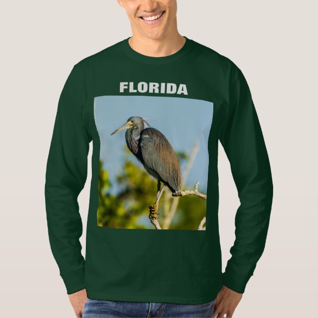 T-shirt Chemise parfaite de douille de la Floride d'oiseau (Devant)