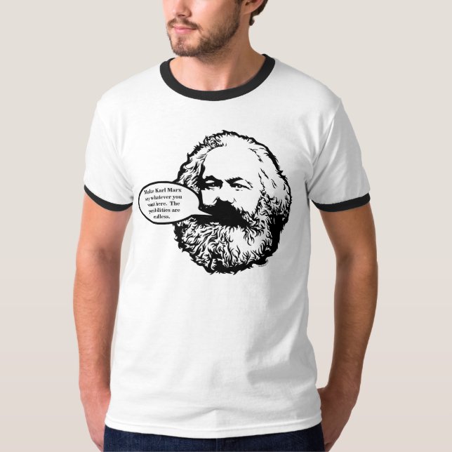 T-shirt Chemise parlante personnalisable de Marx (Devant)