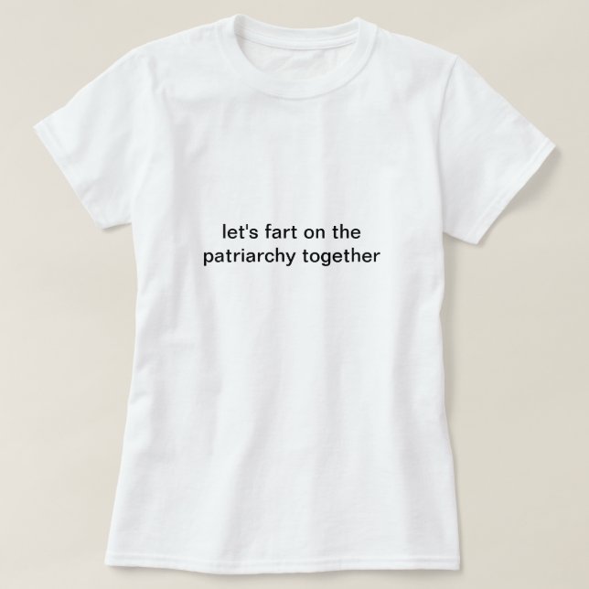 T-shirt Chemise patriarcale de péter (Design devant)
