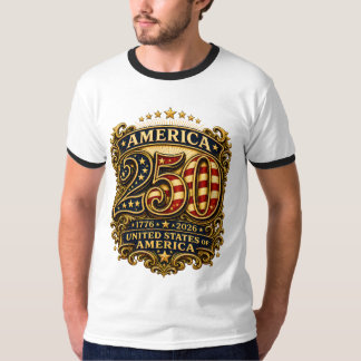 T-shirt Chemise Patriotique 250e Anniversaire USA 1776-202