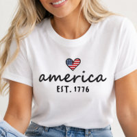 Chemise Patriotique America Est 1776