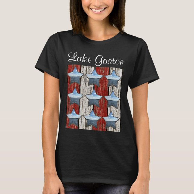 T-shirt Chemise patriotique du lac Gaston (Devant)