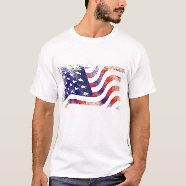 T-shirt Chemise patriotique masculine (Devant)