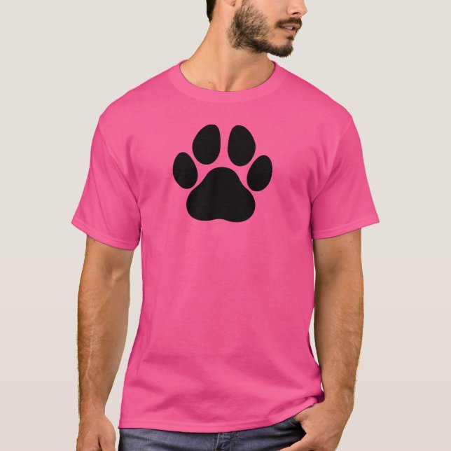 T-shirt Chemise Paw Léopard Rose (Devant)